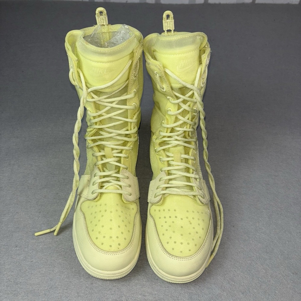 Nike Air Jordan 1 Rebel XX Barely Volt High Top Boots AO1529-300 Womens 10